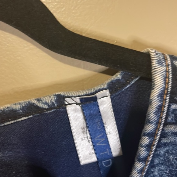 Stone Washed Denim Jean Dress by Shop WTD Size 2XL - Picture 4 of 5